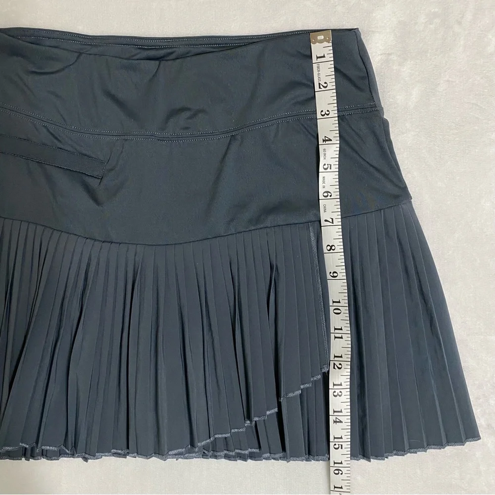 GGBlue Lux Sport Skort Size M Dark gray Tennis Pickleball - Picture 4 of 7